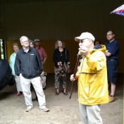 Members listen to history of Claiborne Farm