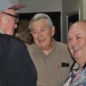 Guest speaker Carl Hurley speaks with members at EKURA luncheon