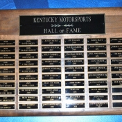 Kentucky Motorsports Hall of Fame Plaque