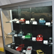 model corvette cars on display