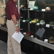 Ron Wolfe views model corvette cars