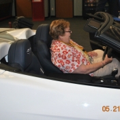 EKURA member tries out the 427 convertible corvette