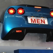 Corvette sign for Men's Restroom