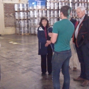 EKURA members tour the brewery