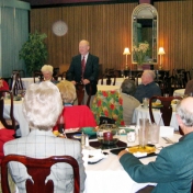 Dr. William Ellis makes presentation on the history of EKU at EKURA meeting