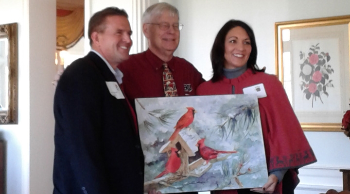 Painting presented to the President & Mrs. Benson at the 2016 Christmas Luncheon